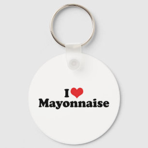 Porte-clés I Love Heart Mayo - Mayonnaise Lover