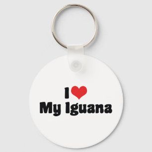 Porte-clés I Love Heart My Iguana - Lizard Lover