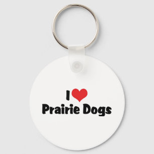 Porte-clés I Love Heart Prairie Dogs