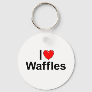 Porte-clés I Love (Heart) Waffles
