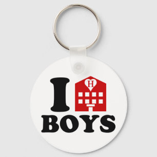 Porte-clés I Love Hotel Boys