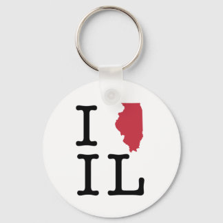 Porte-clés I Love Illinois