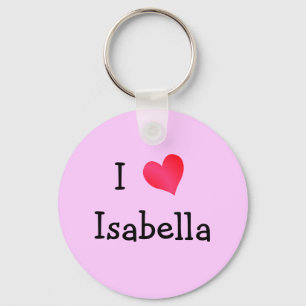Porte-clés I Love Isabella