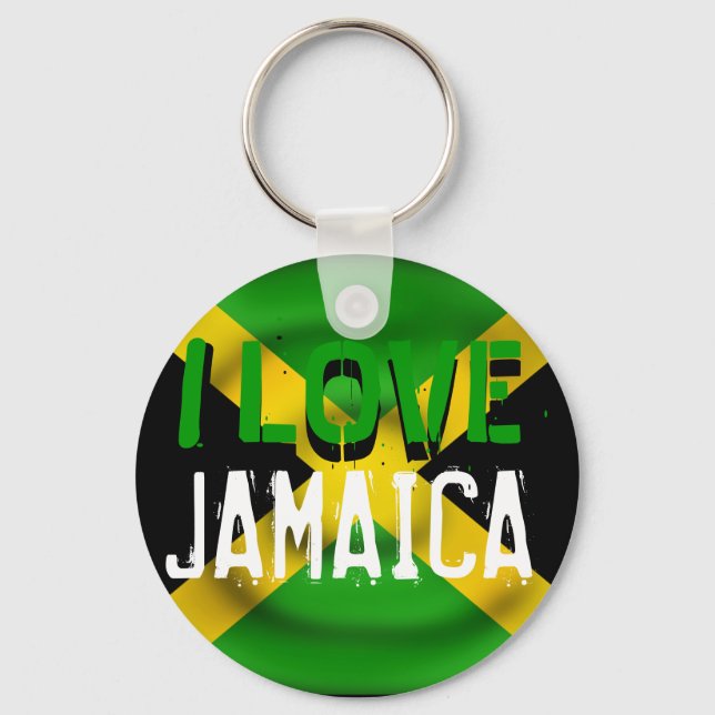 Porte-clés I Love Jamaïque Porte - clé (Recto)
