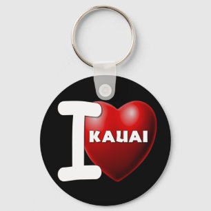 Porte-clés I Love Kauai, Hawaii