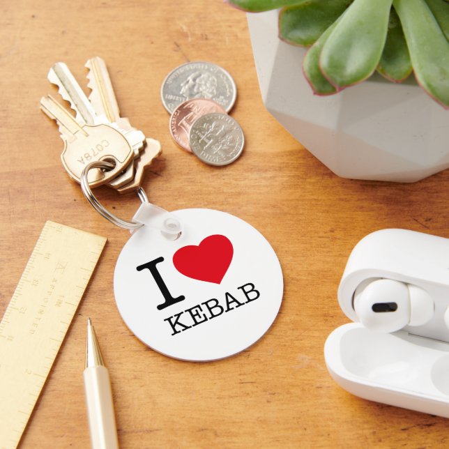 PORTE-CLÉS I LOVE KEBAB (Bureau)