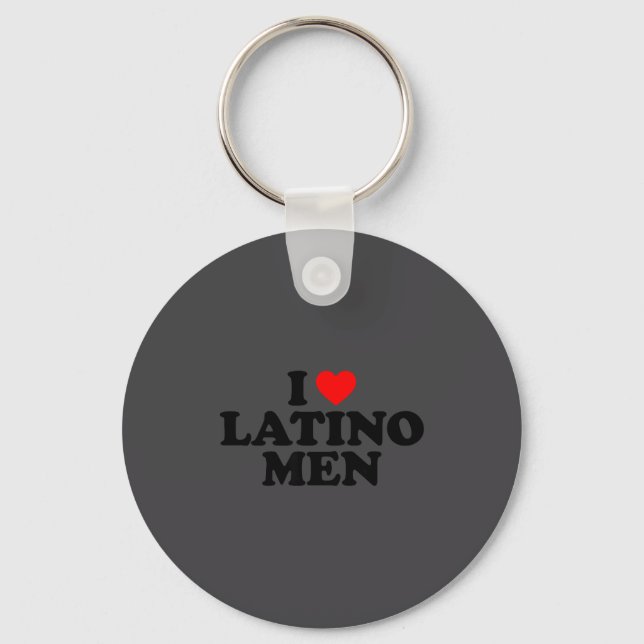 Porte-clés I Love Latino Men  (Recto)