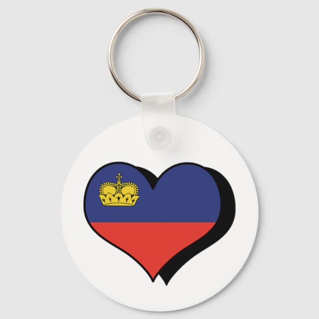 Porte-clés I Love Liechtenstein Porte - clé (Recto)