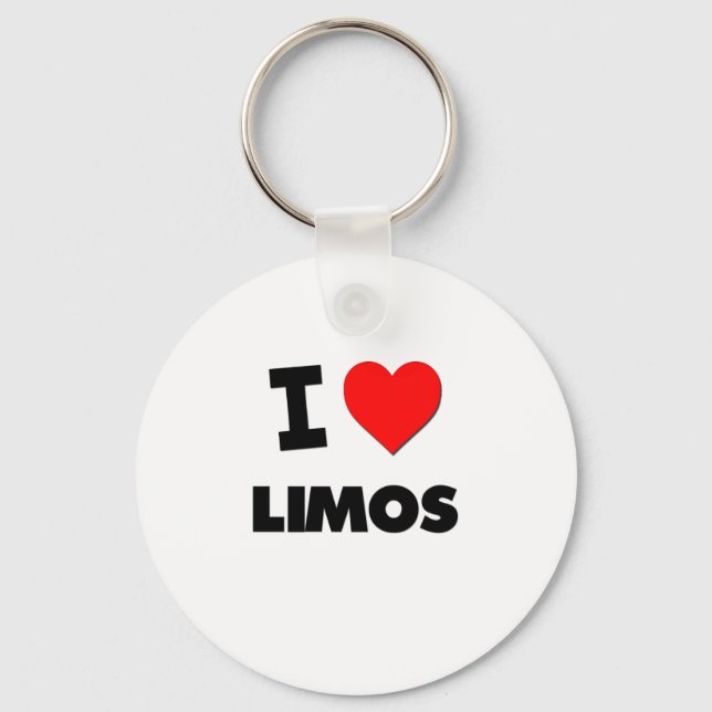 Porte-clés I Love Limos (Recto)