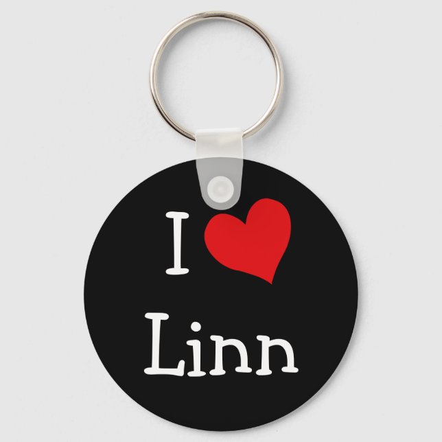 Porte-clés I Love Linn (Recto)