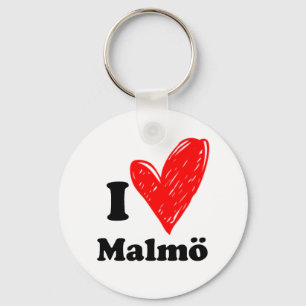 Porte-clés I Love Malmö