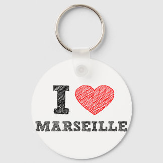 Porte-clés I love-Marseille