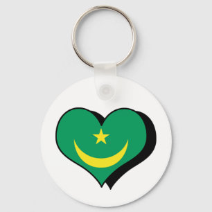 Porte-clés I Love Mauritanie Porte - clé