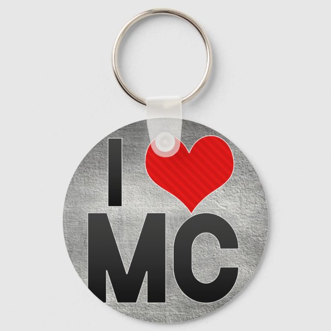 Porte-clés I Love MC (Recto)