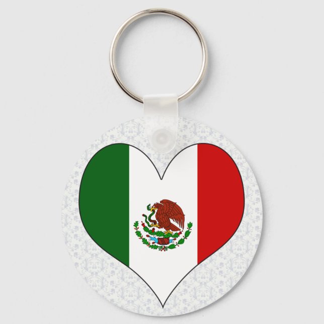 Porte-clés I Love Mexico (Recto)