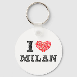 Porte-clés I Love Milan