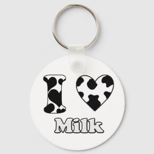 Porte-clés I love Milk