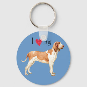 Porte-clés I Love my Bracco Italiano