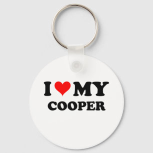 Porte-clés I Love My Cooper