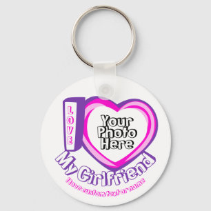 Porte-clés I love My Girlfriend Birthday