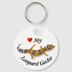 Porte-clés I Love My Leopard Gecko