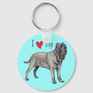 Porte-clés I Love my mastino