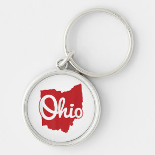 Porte-clés I love My Ohio Home Script Ohio