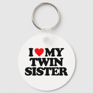 PORTE-CLÉS I LOVE MY TWIN SISTER