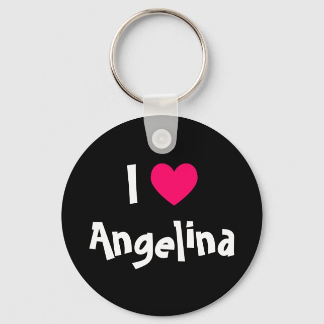 Porte-clés I Love Name (Recto)