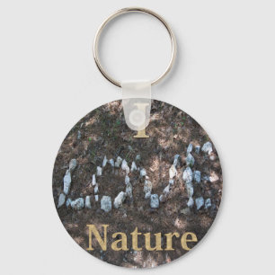 Porte-clés I Love Nature Vêtements et cadeaux