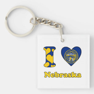 Porte-clés I love Nebraska