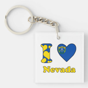 Porte-clés I love Nevada