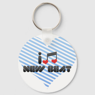 Porte-clés I Love New Beat