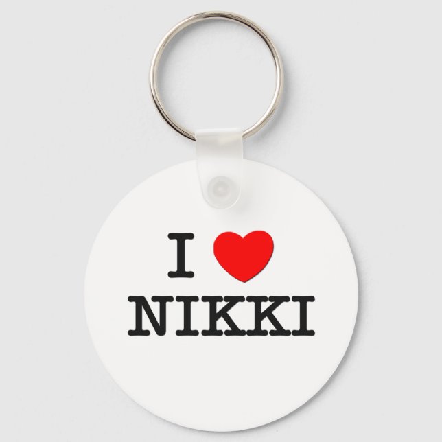 Porte-clés I Love Nikki (Recto)