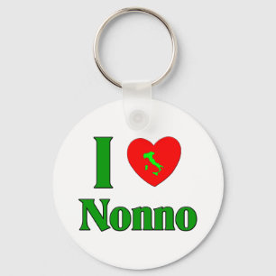 Porte-clés I Love Nonno (grand-père italien)