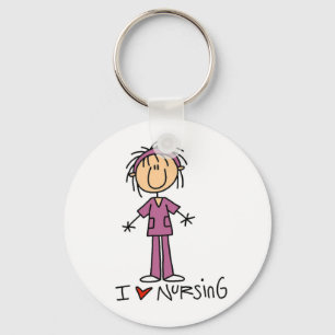 Porte-clés I Love Nursing T-shirts and Gifts