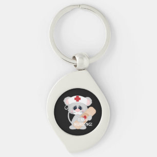Porte-clés I Love Nurve fun porte - clé