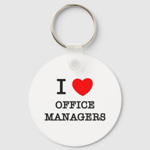 Porte-clés I Love Office Managers