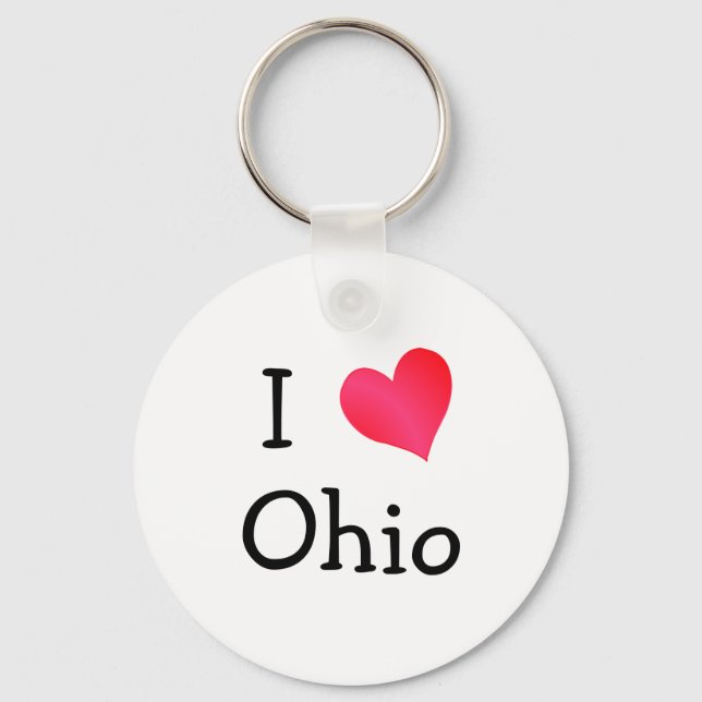 Porte-clés I Love Ohio (Recto)