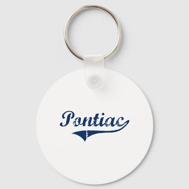 Porte-clés I Love Pontiac Michigan (Recto)