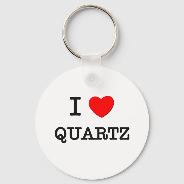 Porte-clés I Love Quartz (Recto)