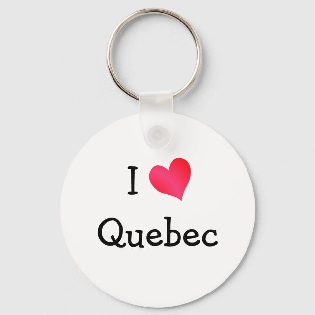 Porte-clés I Love Québec (Recto)