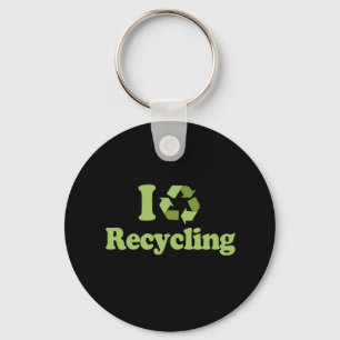 Porte-clés I Love recyclage