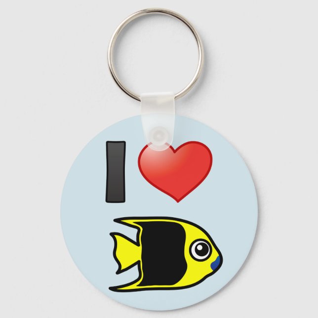 Porte-clés I Love Rock Beauty (Recto)