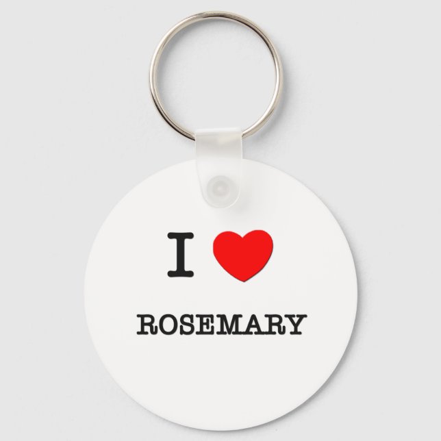 Porte-clés I Love Rosemary (Recto)