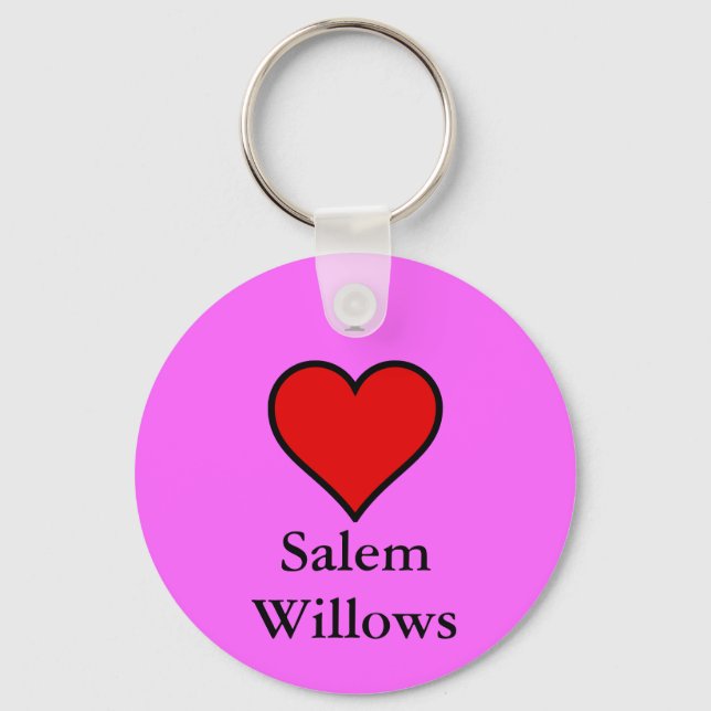 Porte-clés I Love Salem Willows (Recto)