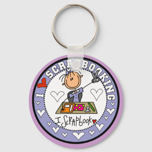 Porte-clés I Love scrapbooking