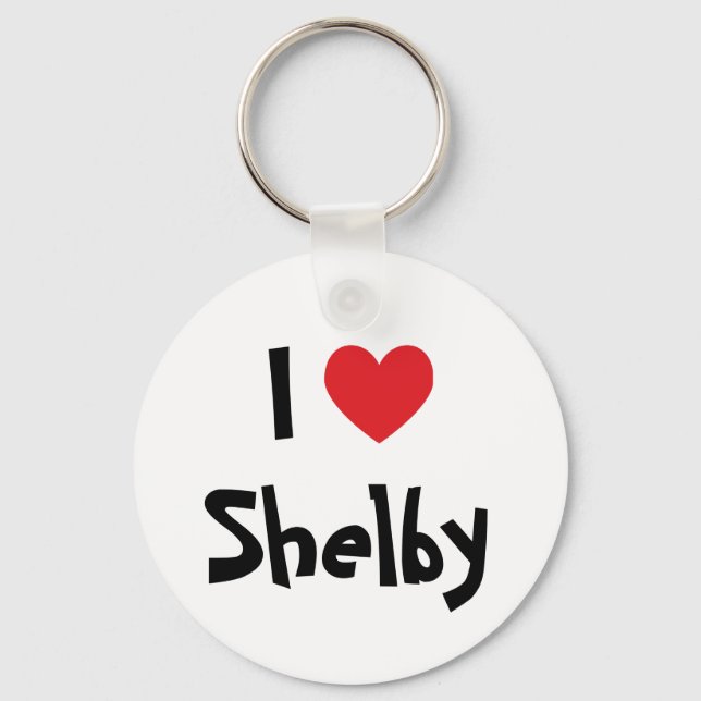 Porte-clés I Love Shelby Porte - clé (Recto)