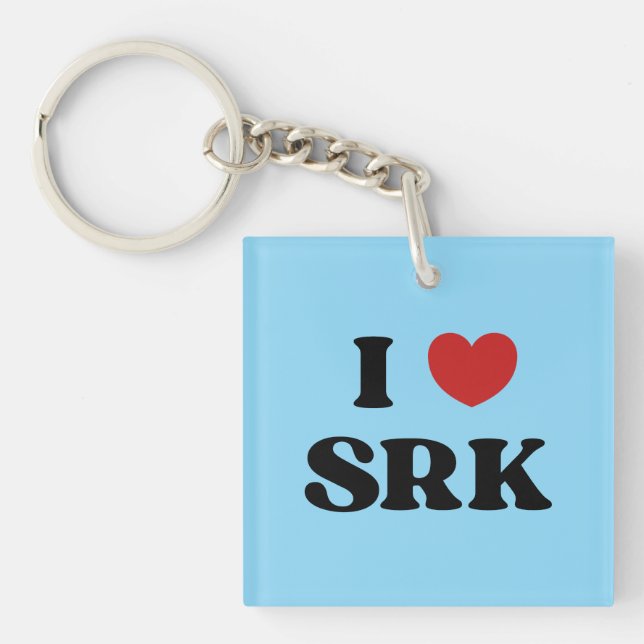 Porte-clés I Love SRK - I Love Shahrukh Khan (Devant)