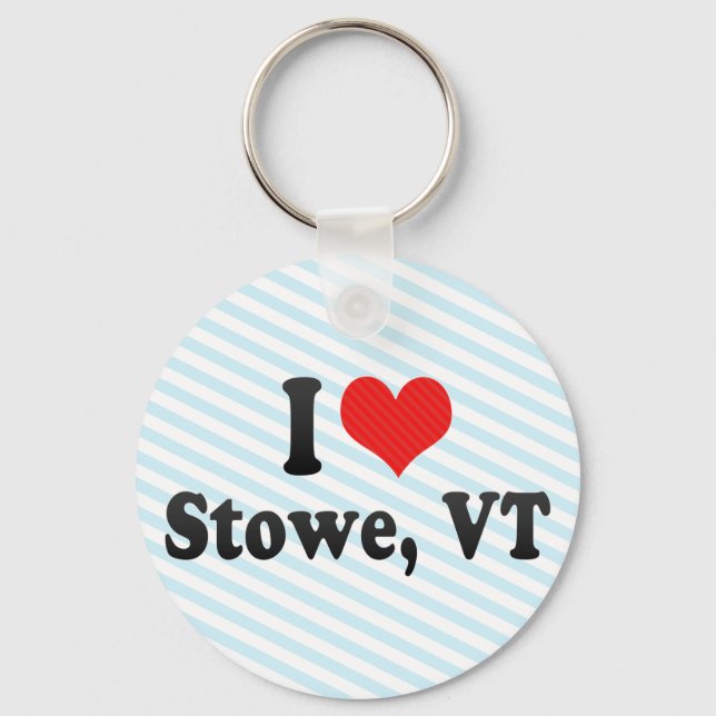 Porte-clés I Love Stowe, VT (Recto)